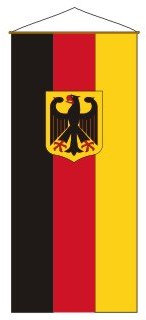 Flaggen Pehl Deutschland Banner Fahne mit Wappen 90 x 200 cm