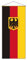 Flaggen Pehl Deutschland Banner Fahne mit Wappen 90 x 200 cm