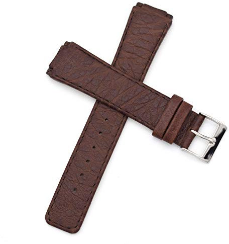 Ersatz-Uhrenarmband aus echtem Leder für Skagen – 331XLSLB 331XLSLC4 331XLSL1 331XLRLD 331XLRLBO 331XLRLDO 331XLRLB, Braun, 22mm x 18cm, Modern