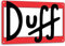 EpochSign Duff Beer Logo Retro Cartoon The Simpson Wall Bar Man Cave Decor Metall Blechschild Blechschild 20x30,5 cm