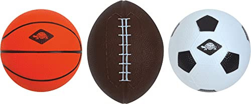 Schildkröt® 3 in 1 Mini-Ball Set, ein Produkt - 3 Bälle - volle Action, tolles Training für die Koordination für das Erlernen von Wurf- und Fangtechniken, 970165