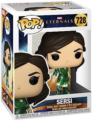 Funko Pop! Marvel: Eternals - Sersi - The Eternals - Figura de Vinilo Coleccionable - Idea de Regalo- Mercancia Oficial - Juguetes para Niños y Adultos - Movies Fans - Muñeco para Coleccionistas
