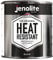 JENOLITE Heat Resistant Matt Black Paint | 500ml | 650°C | Multi-Surface | Ideal for BBQ, Stoves, Chimineas, Fire Screens & Surrounds, Automotive