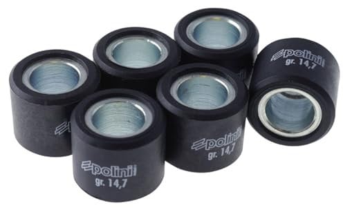 jeu de 6 galets polini 20x17mm, 14,6g, coloris rouge