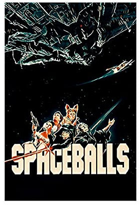 Spaceballs Kunstdruck auf Leinwand, Vintage-Film, für Wohnzimmer, Heimdekoration, 30 x 45 cm