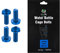 CNC Viti Portaborraccia per Bici，M5*12mm MTB Viti Portaborraccia，Blu