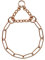 Sprenger Hundehalskette mit Durchzugskette 3mm I CUROGAN Hundehalsband für langhaar Hunderassen bis 55 kg (64 cm)