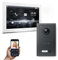 Goliath Hybrid | IP | Full-HD Video Türsprechanlage | App | 1-Fam | 1 x Full-Touchscreen 10 | Aluminium Unterputz Türstation | + Feedback Modul | 180° Ultra-Weitwinkel | AV-IPS-618