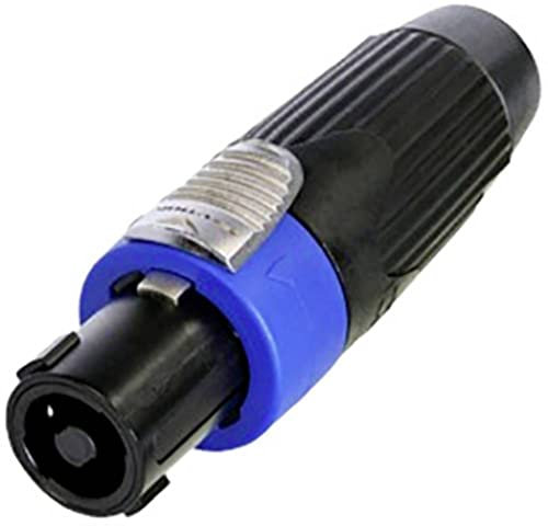 Neutrik NLT4FXX-BAG, SpeakON Kabelbuchse, Kabel Stecker, geeignet für Audio-Verbindungen