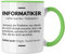 Trendation - Informatiker Tasse Geschenk Programmierer Gadget Lustig Geschenkidee Männer Zubehör Informatiklehrer IT (Grün)