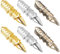 Liitata 6 Stück Voller Fingerring Knöchel Gelenk Ring Punk Gothic Rüstungs Knöchel Ring für Halloween Cosplay Kostüm Party Zubehör - Goldene Silber Bronze