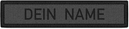 Copytec Namensschild Bundeswehr Name Patch Aufnäher Wunschname #39151