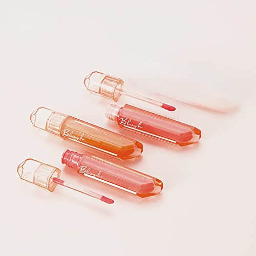 Anoudon 3 pezzi Matte Liquid Blush, Blusher Liquid Blush Long Lasting Liquid Blush Safe per trucco, Soft Fog Matte Liquid Polvere Rousher