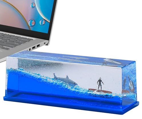 MYJIO Wellen-Kreuzfahrtschiff-Dekoration | Liquid Wave Schiffsornament | 3D Crafts Briefbeschwerer, Kreuzfahrtschiff, das Nicht mehr sinkt, Auto-Heimdekoration, Weihnachtsgeburtstagsgeschenke