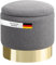 Albatros Hocker mit Stauraum Nizza – Sitzhocker mit Stauraum, Modernes Design, Edler Sherpa-Bezug – Sitztruhe oder Sitzbank mit Stauraum – optimal als Fußhocker oder Hocker Schminktisch, Grau