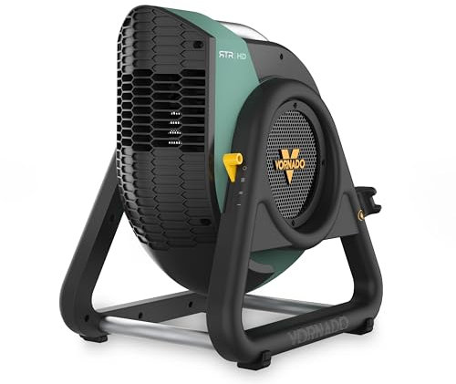 Vornado RTR Heavy Duty Air Circulator, 3-Speed High Velocity Shop Blower Fan for Whole Room, Multipurpose Electric Air Mover, High-Impact Case with 8ft Cord