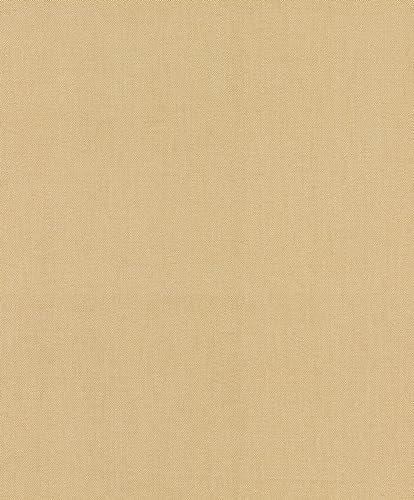 Rasch Tapeten 633559 - Unitapete aus Vlies in Gelb aus der Kollektion Color your life - 10,05 m x 0,53 m (LxB)