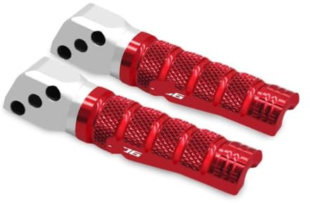 ZHANGTONG cale pied moto Xj6 Repose-pieds Antidérapants Repose-pieds Pédales Pour Y&AMAHA XJ6 DIVERSION 2009-2015 Moto CNC Repose-pieds De Passager Arrière Accessoires (Color : XJ6 Red)