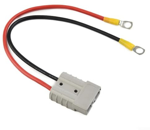 Connettori per cavi e cavi da 50 A adatti per cavo di ricarica della batteria Anderson a terminale M8 (30 cm)