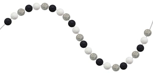 Dtaigou Filzkugelgirlande,Filzblumengirlande | Süße Filz-Bal- -Schnüre - Stoff-Banner-Girlande für Geburtstagsparty-Dekorationen, Weihnachtsbaum, pastellfarbene Raumdekoration