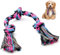 SHARLOVY Jouet en corde pour chiot, jouet en corde pour petits chiens, jouets de dentition pour chiot, jouet interactif en coton pour chien à tirer de guerre pour l'ennui des chiots, jouets à mâcher