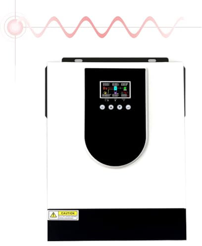 Lakenbroade Onduleur Hybride 3000W, onduleur Solaire Hybride 24V AC230V avec contrôleur de Charge Solaire 80A MPPT, entrée PV 30-400VDC