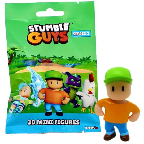 Generisch Stumble Guys 3D Sammelfiguren Serie 2 - Chrome Crystal Figur - Auswahl (Figur 1. Mr.Stumble)