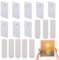 Nicola Picture Hooks, 8pcs White Picture Hanging Kit, Universal No Picture Hanging Hooks, Self-Adhesive Frame Hanger with Removable Adhesive Strips for Wall, Poster, Photo (4.3cm x 7.8cm)