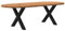 vidaXL Esstisch Hellbraun 240x100x74 cm Massivholz Eiche Oval, Küchentisch, Restauranttisch, Tisch Restaurant, Esszimmertisch, Bistrotisch