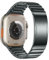 MaKTech Titanium Watch Bracelet Band,Light-Weight Metal Rounded Corner Link Strap with Embedded Buckle,for Apple Watch 10/9/Ultra 2/SE/8/7[2024] (46mm/45mm/44/49mm,Gray)