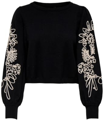 ONLY Damen Onlmagnolia Ls Detailed Pullover KNT Nca Onlmagnolia Ls Detailed Pullover KNT Nca (1er Pack)