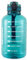 Botella de agua 2L sin BPA con asa y marcador de tiempo - Botella de agua de 2 litros a prueba de fugas para deporte, fitness, yoga y oficina (Cian)