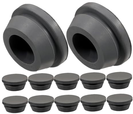 IWOWHERO Outdoor Drain Cover 12pcs Unit Drain Plugs Assorted Diameter Radiator Draining Kit Sink Stopper Plug