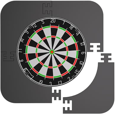 Aukuoy Dartscheibe Schutzring, strapazierfähiger Eva-Dartboard-Wandschutz für alle Dartboards in Standardgröße