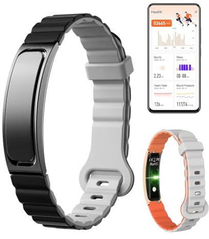 Sxhlseller Smart Armband, Wearable Activity & Fitness Tracker Band, Schlafverfolgung, Wasserdicht, Multi Motion Modi Smart Armband mit Kamera Steuerung für das Laufen (Black)