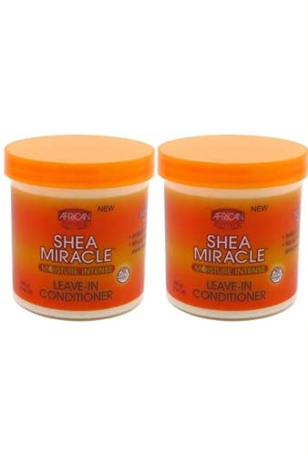 African Pride Shea Butter Miracle Leave-In Conditioner 15oz Jar by African Pride
