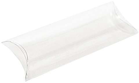 10 Tubi Trasparenti Porta Confetti 10x4.8 Cm