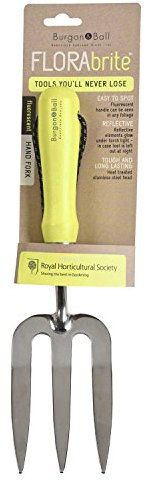 FloraBrite Yellow Garden Hand Fork By Burgon & Ball