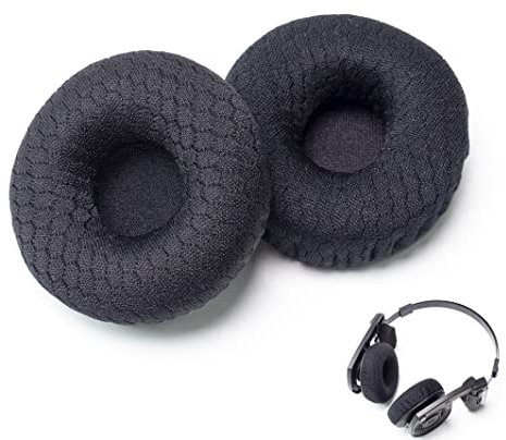 Voarmaks Hochwertige Schaumstoff-Ohrpolster, kompatibel mit Koss Porta Pro PP KSC35 KSC75 KSC55 Kopfhörern (komplett schwarz)
