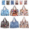 BEEFLYING Faltbare Einkaufstasche 6 Stück, Umweltfreundliche Einkaufstaschen, Wiederverwendbare Einkaufstüten, Mini Maxi Shopper für Obst Gemüse Lagerung 58cm x 68cm (Multicolor)
