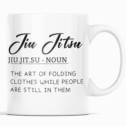 McMug - Jiu Jitsu, définition amusante – Tasse BJJ, céramique, 38 ml.