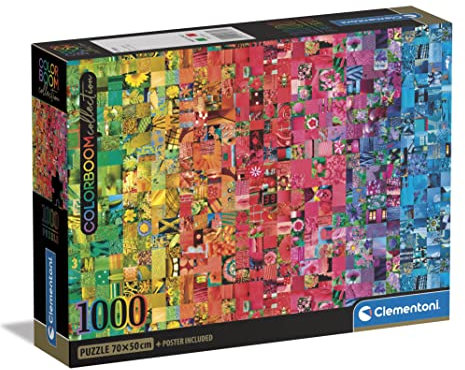 Clementoni 39781 ColorBoom Collection – Collage – 1000 Teile Erwachsene, Farben, Puzzle Gradient, hergestellt in Italien, Mehrfarbig
