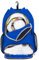 Sac de Sport à Cordon Sac à Dos pour Football Basketball Gym avec Compartiment Chaussures et Poche Humide, Bleu Foncé