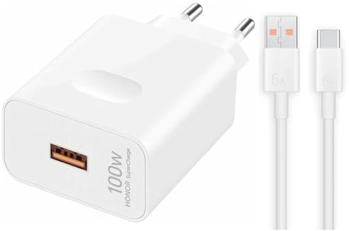 100W Original Supercharge Ladegerät für Honor 6A USB C Ladekabel Adapter Netzteil kompatibel für Honor 300 200 100 90 Honor Magic7 7Pro 6 6Pro 6Lite 5 5Pro V3 Vs3 V2 MagicPad Honor Pad X9 X8