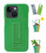 Cover Ecosostenibile con Semi per iPhone 14, Morbida, Flessibile, Ultra Resistente, Bordi Rialzati per la Massima Protezione, Spessore 2mm, Soft Touch, Made in Italy (Verde, con Semi di Basilico).