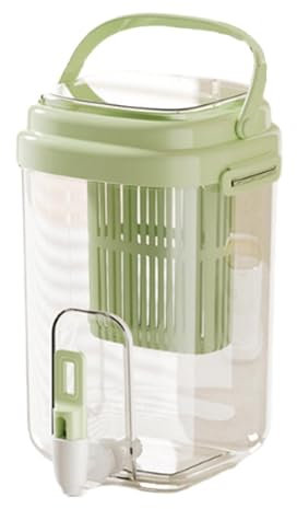 Fenteer Dispensador de Bebidas Botella de Agua de Agua fría Botella de Cerveza fría para Jugo, Verde