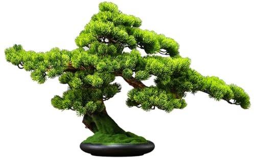 FZL02068LM Bonsai Chinese Hotel Desktop Landscaping Artificial Cypress Leaves Potted Bonsai Ornaments Artificial bonsai tree Artificial Bonsai