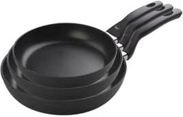 BALLARINI Pfannen-Set Aluminium 3-teilig Antihaftbeschichte Ø 20 cm Ø 24 cm Ø 28 cm