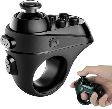 Mimoqk - Joystick con auriculares de audio para auriculares, accesorios