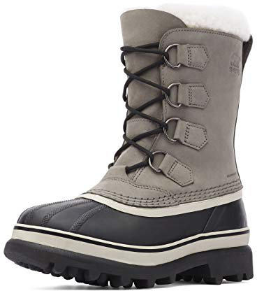 Sorel Caribou wasserdichte Schneestiefel für Damen, Grau (Shale x Stone), 42 EU
